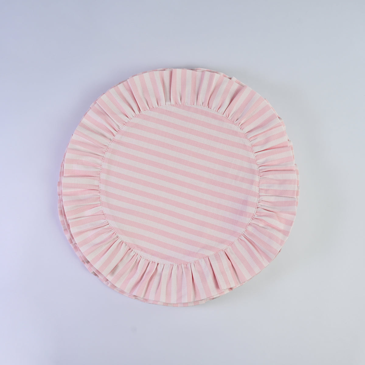 Luxury Natural Cotton Linen Striped Placemats