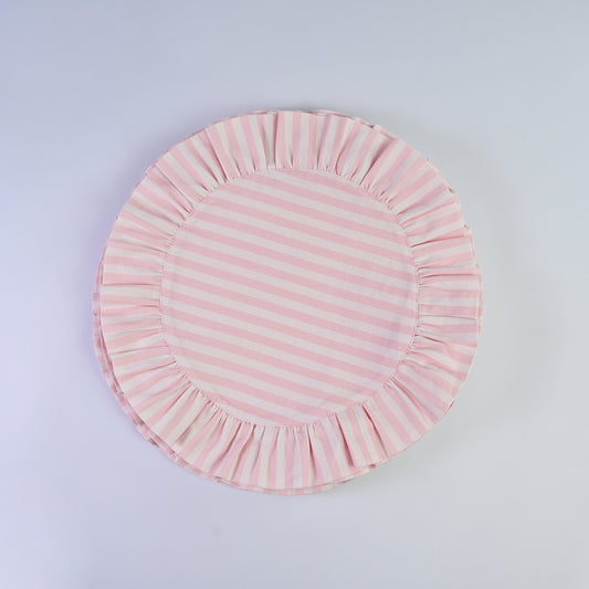 Luxury Natural Cotton Linen Striped Placemats