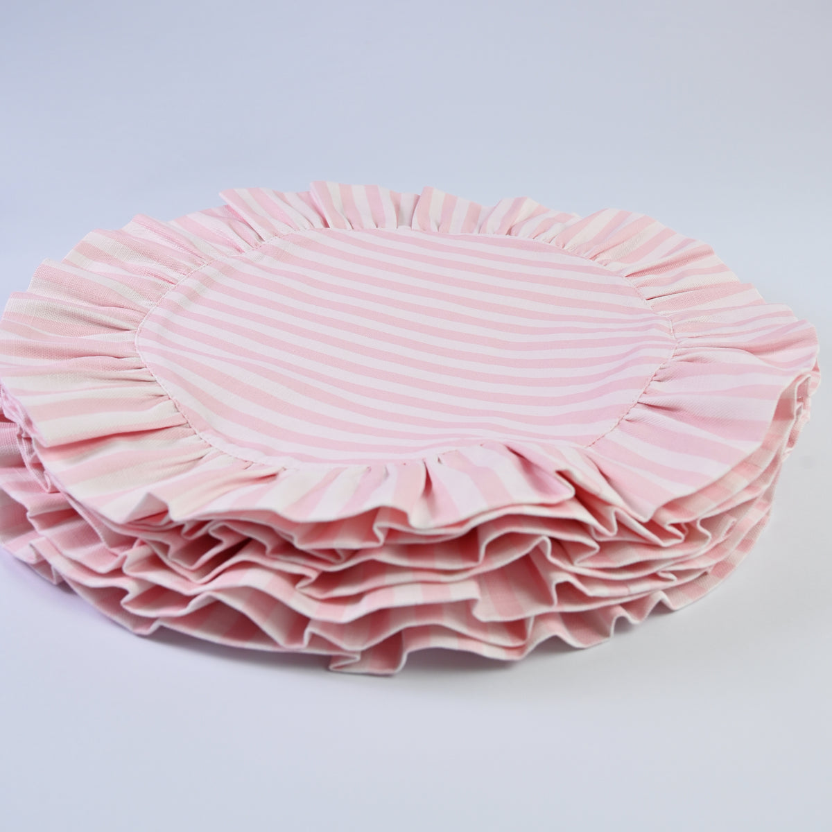 Luxury Natural Cotton Linen Striped Placemats