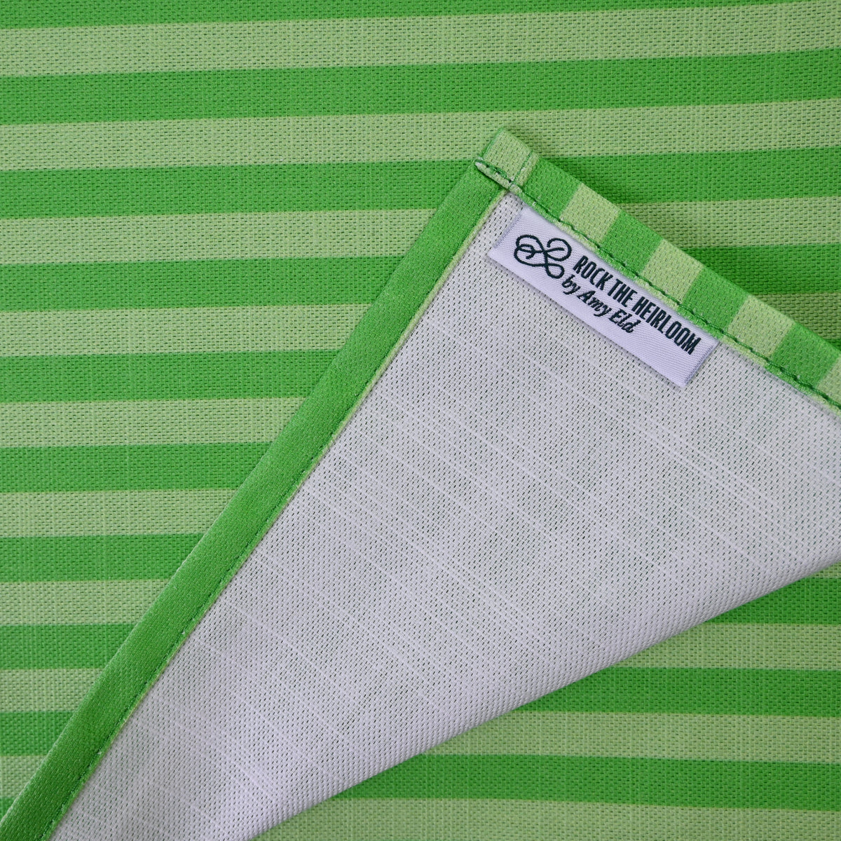 Luxury Natural Cotton Linen Striped Napkins