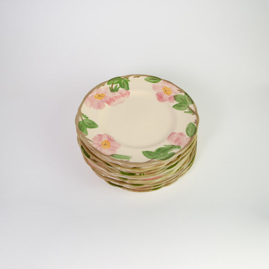 Franciscan Desert Rose Plate Set  (12)