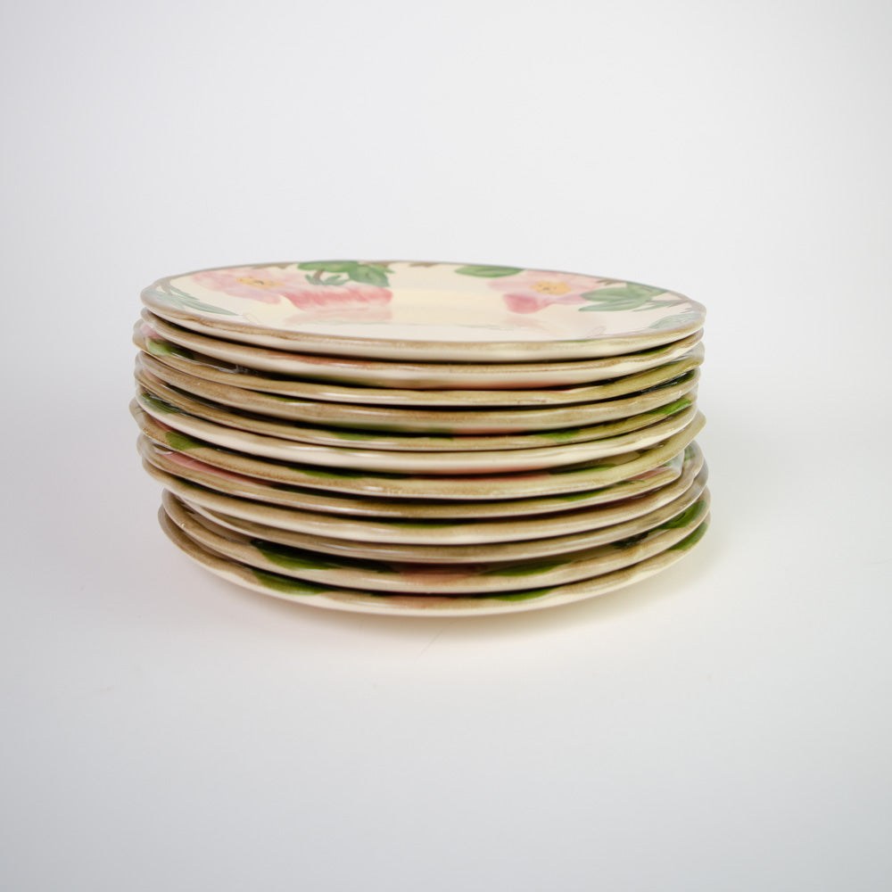 Franciscan Desert Rose Plate Set  (12)