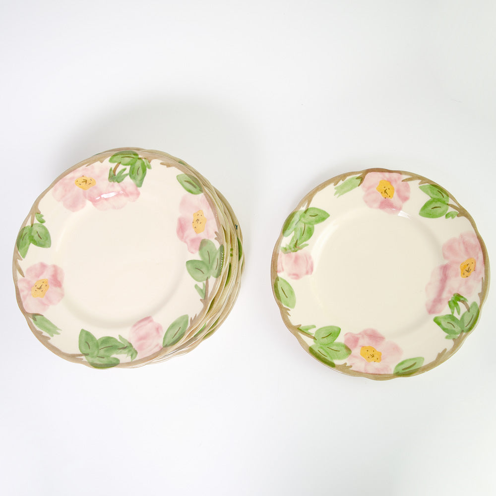 Franciscan Desert Rose Plate Set  (12)