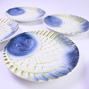 Set of 6 fish plates