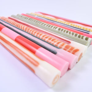 Colour Block Dinner Candle Sticks