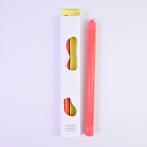 Colour Block Dinner Candle Sticks