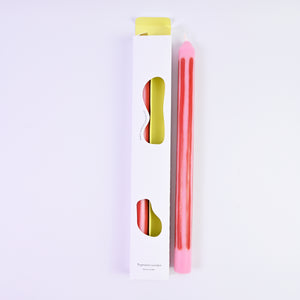 Colour Block Dinner Candle Sticks
