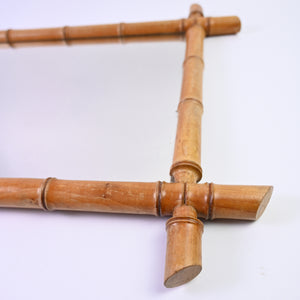 Large Light Bamboo Mirror
