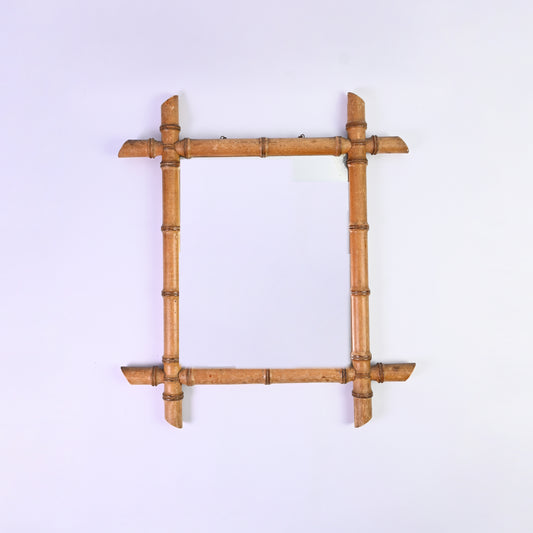 Medium Light Bamboo Mirror