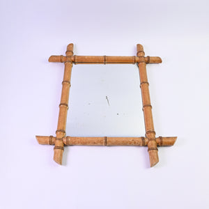Medium Light Bamboo Mirror