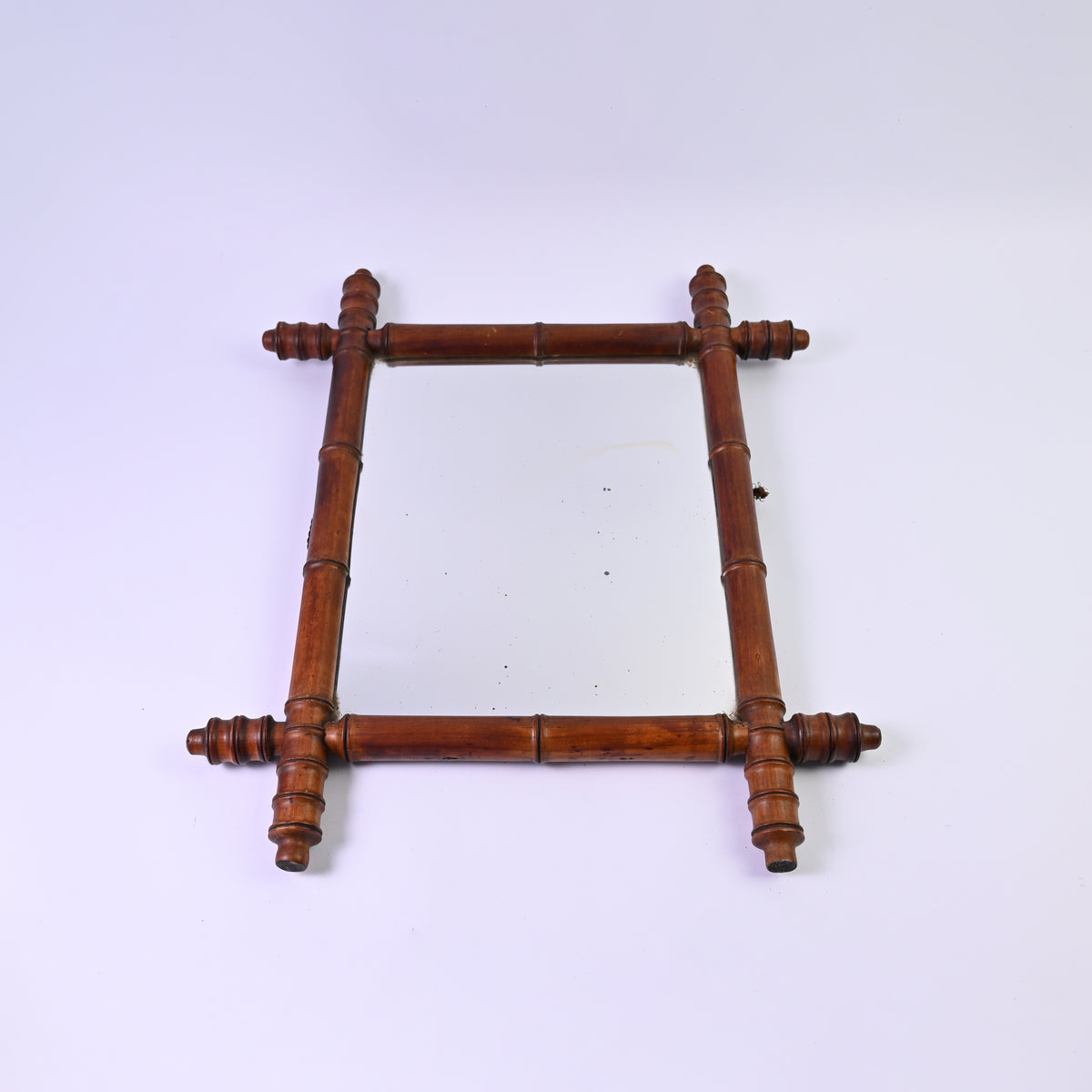 Medium Dark Bamboo Mirror