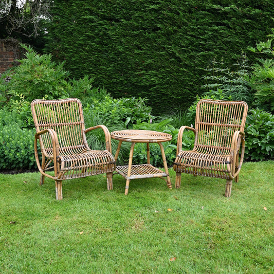 Cane Lounge Set