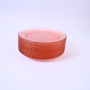 Set of Pink Plates