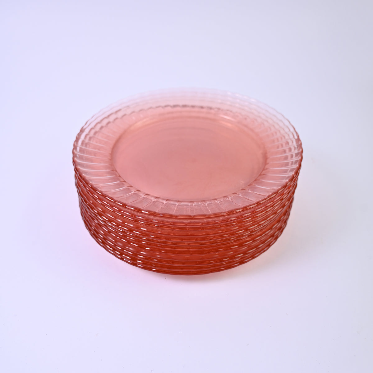 Set of Pink Plates