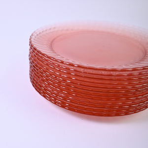 Set of Pink Plates