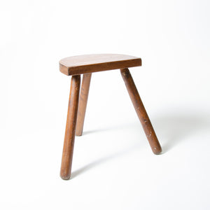 French Oak Milking Stool