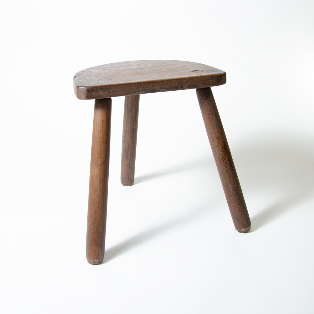 Rustic French Milking Stool