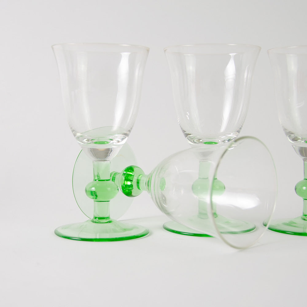 French Aperitif bobbin glasses