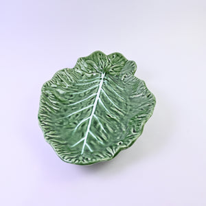 Long Cabbage Leaf Serving Dish