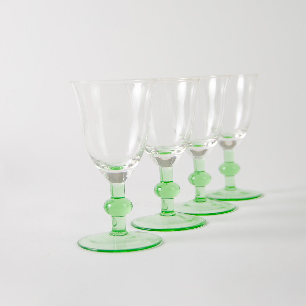 French Aperitif bobbin glasses