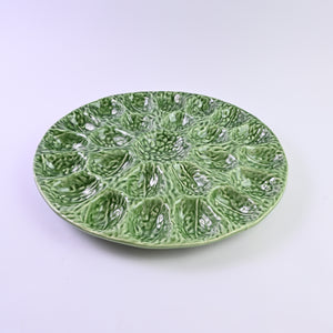 Olfaire Cabbage Leaf Egg Platter