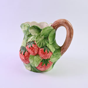 Punnet Of Strawberries Jug
