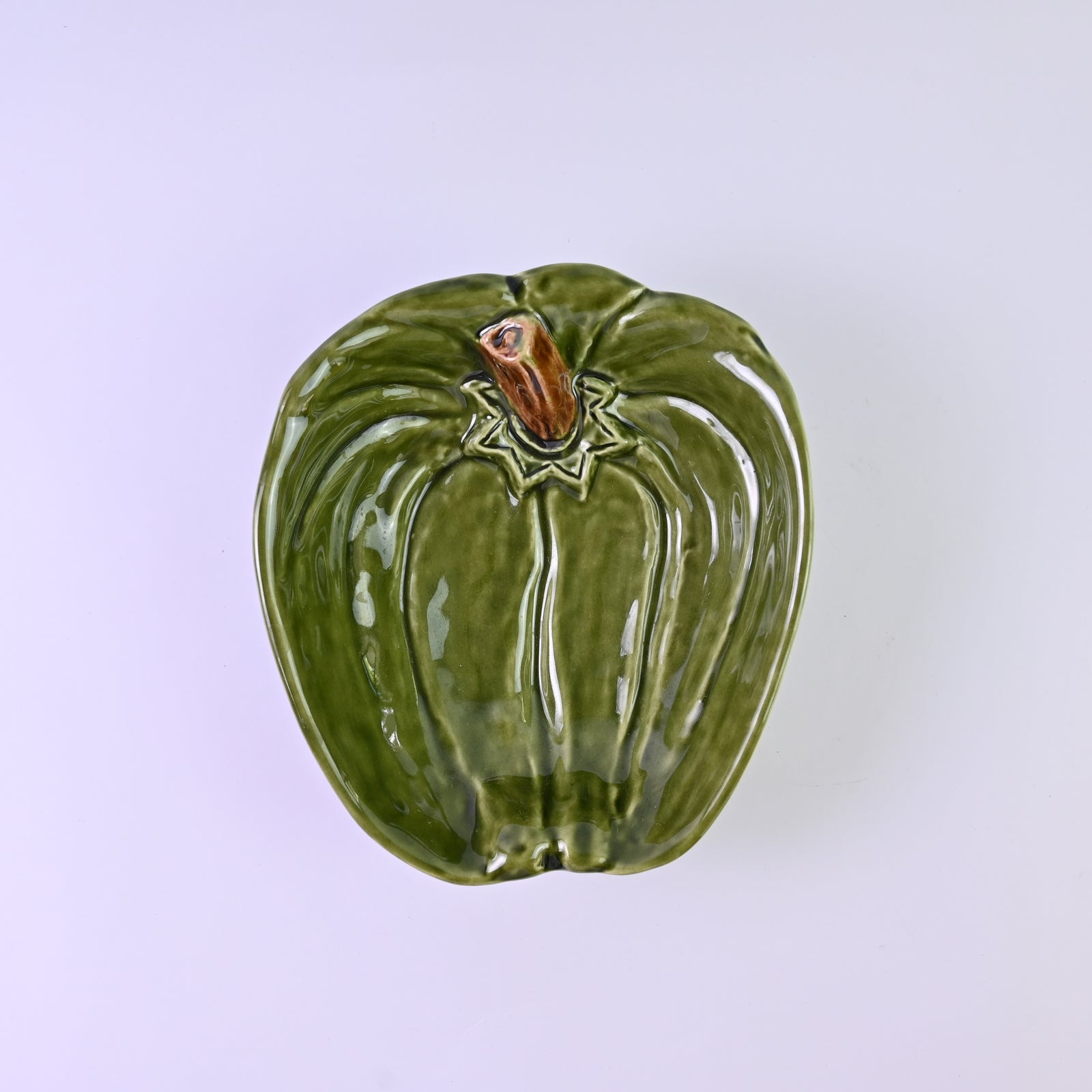 Green Pepper Serving Plate