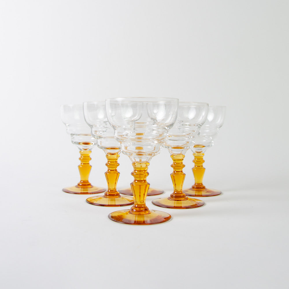 Set of French Art Deco Glasses