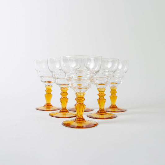 Set of French Art Deco Glasses