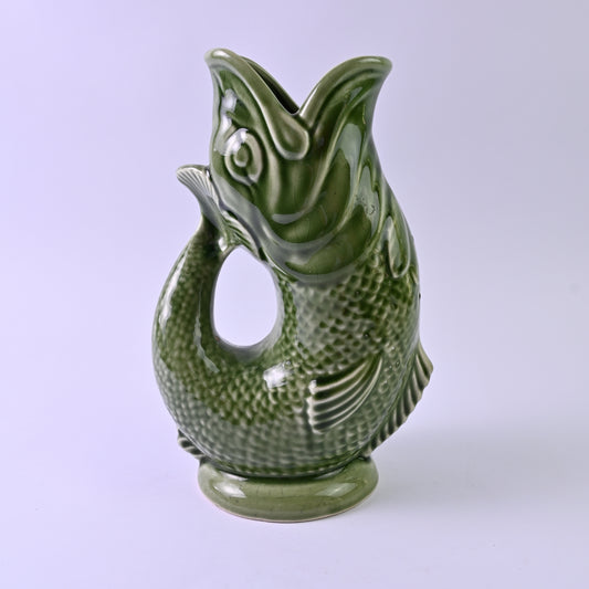 Large Green Gluggle Jug