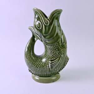 Large Green Gluggle Jug