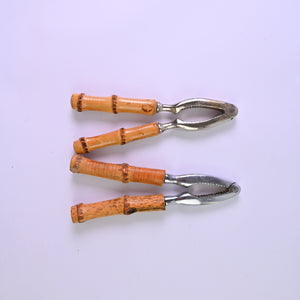 Bamboo Handle Nut Crackers
