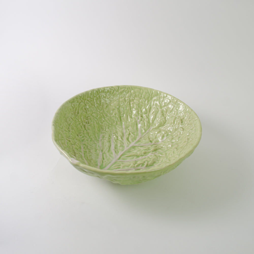 Portuguese Cabbage Leaf Bowl Set