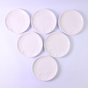 White Fish Plate Set