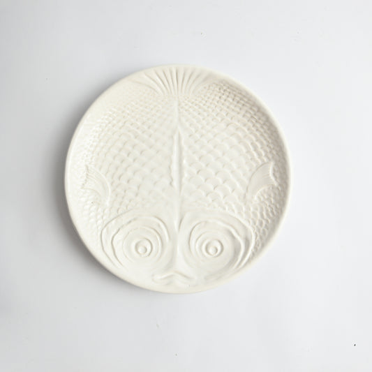 White Fish Plate Set
