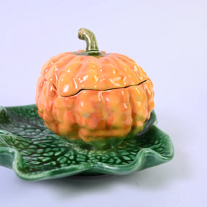 Vintage Pumpkin Pot