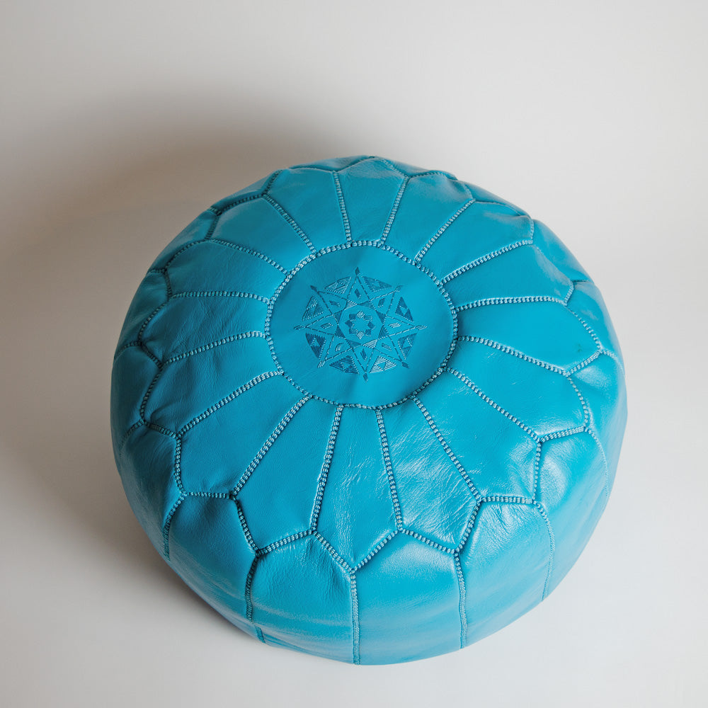 Traditional Artisan Moroccan Pouffe