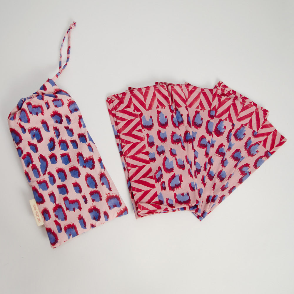 Beautiful Block Print Cotton Napkins