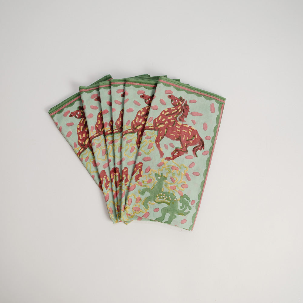 Beautiful Block Print Cotton Napkins