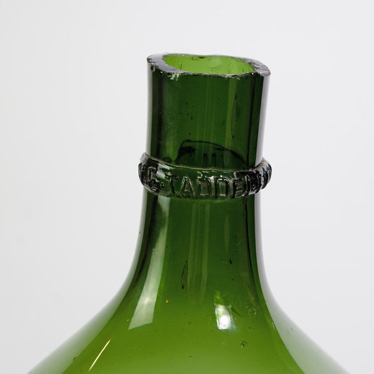 Rare antique cut top Demijohns