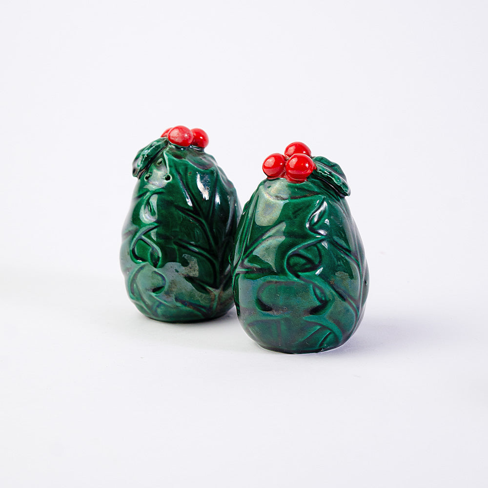 Vintage Christmas Salt and Pepper Shakers