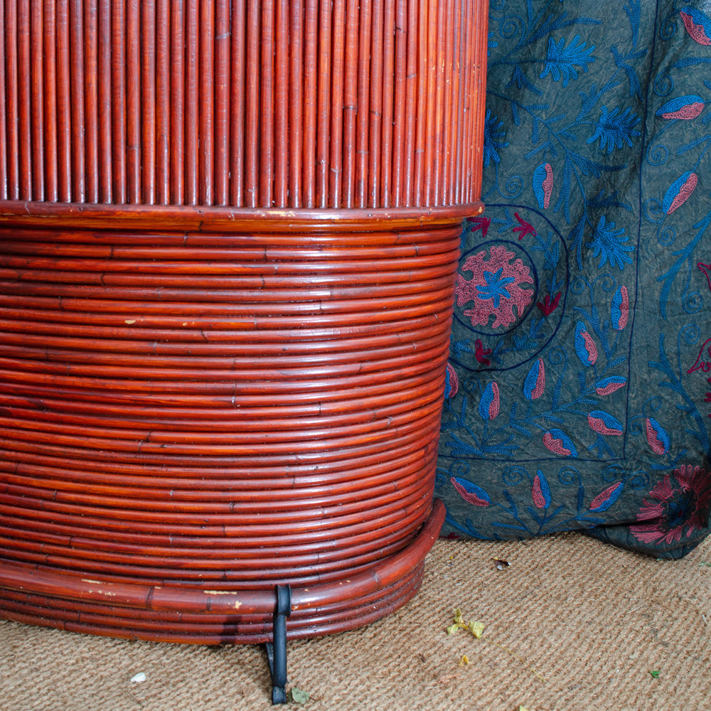 Mid Century Bamboo Tiki Cocktail Bar