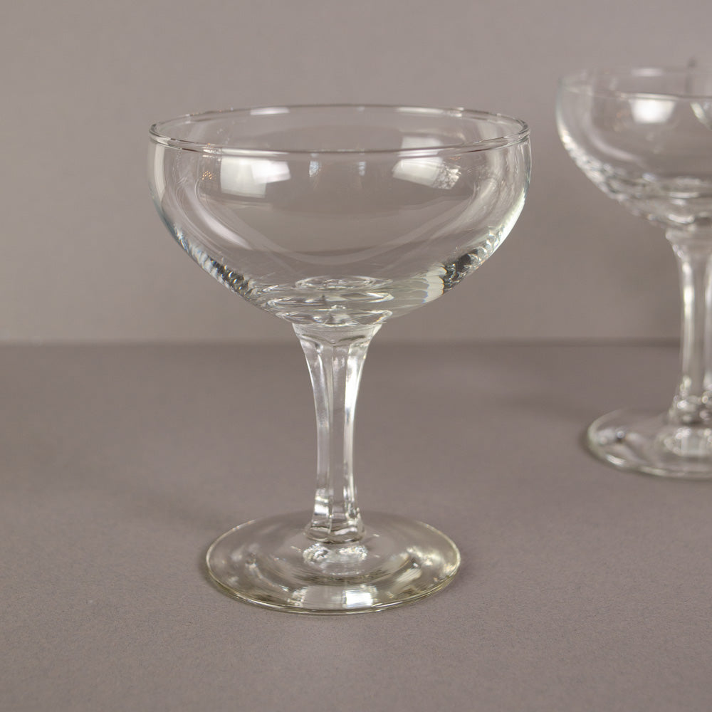 Set of Six Vintage Champagne Coupes