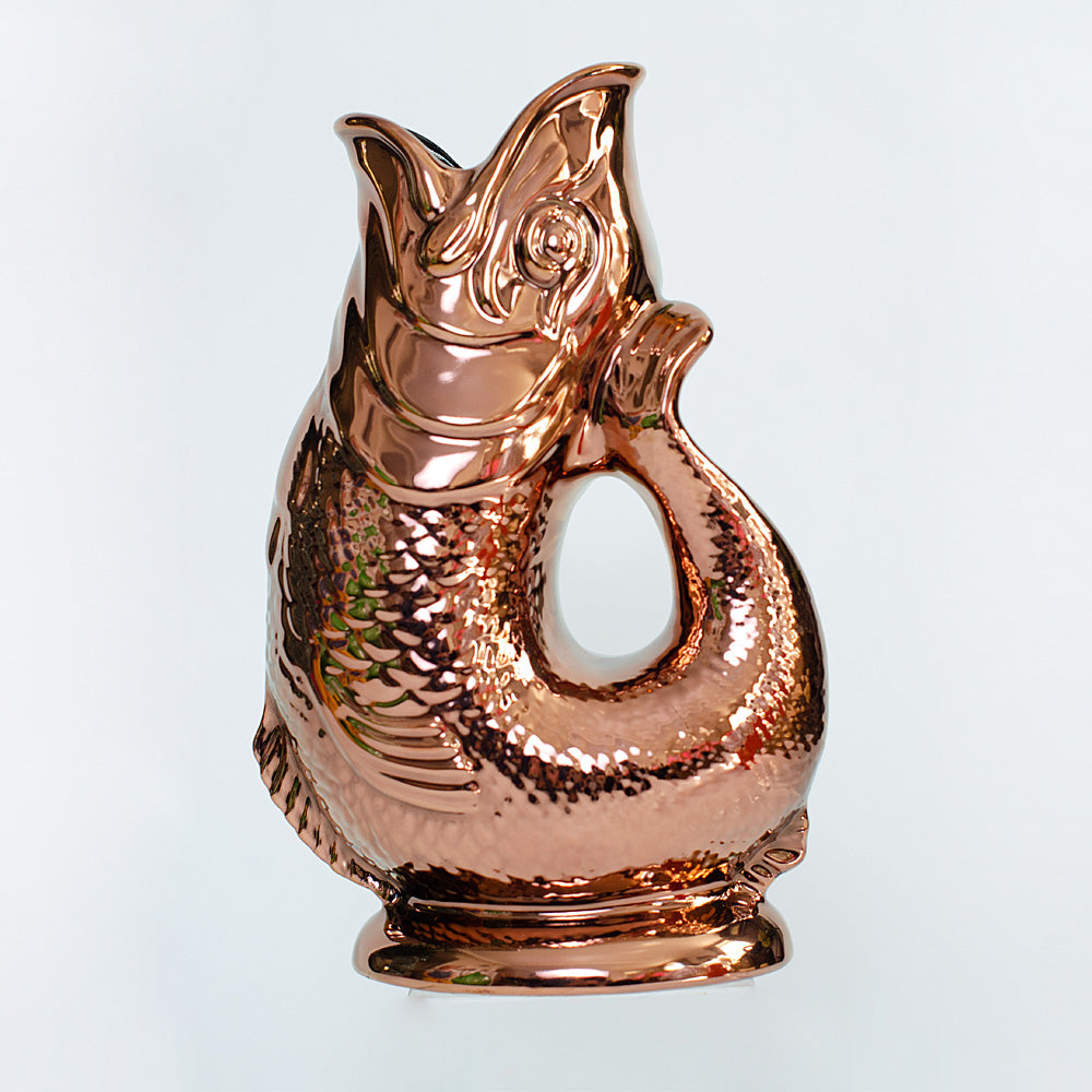 Rare Bronze Gluggle Jug