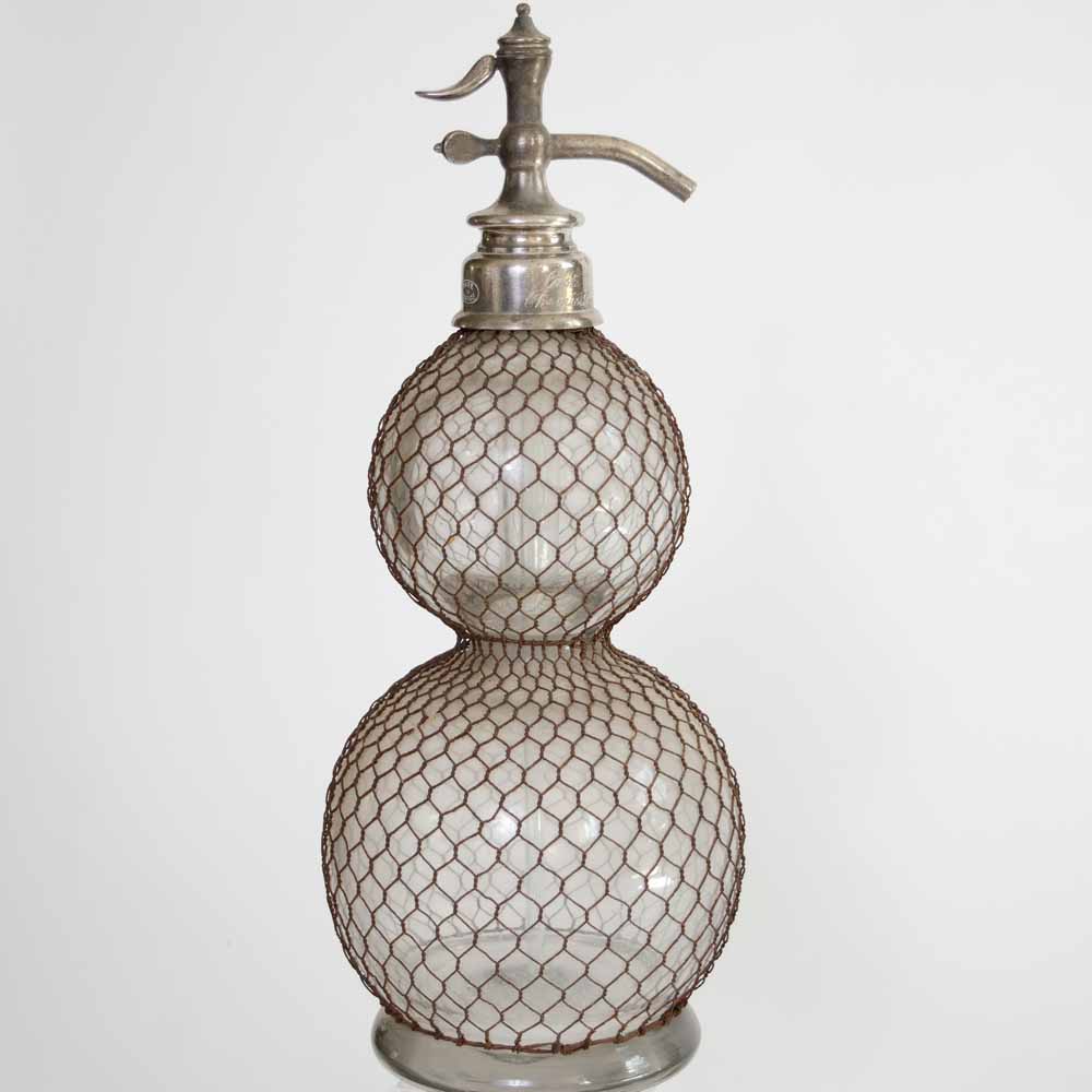 Beautiful Wire Mesh Soda Syphon - Collectable