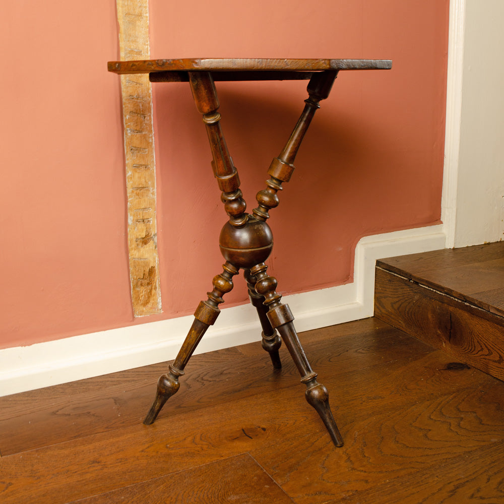 Rare 19th Century Tripod Gypsy Table