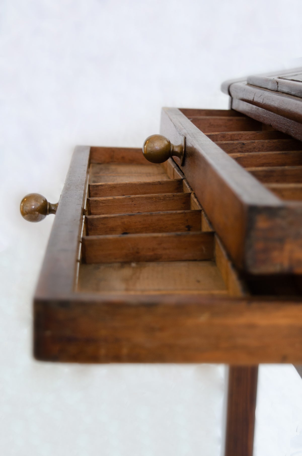 Small Two Drawer Mahogany Writing Bureau