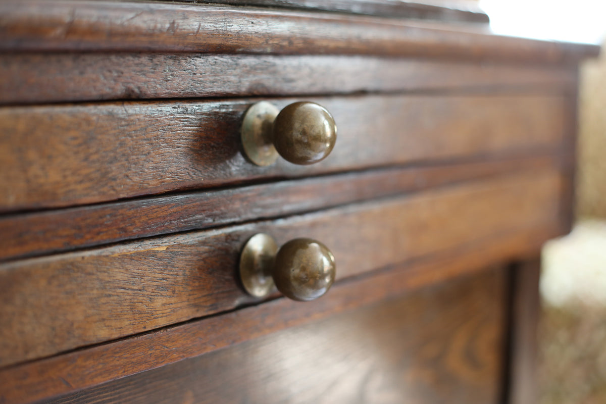 Small Two Drawer Mahogany Writing Bureau