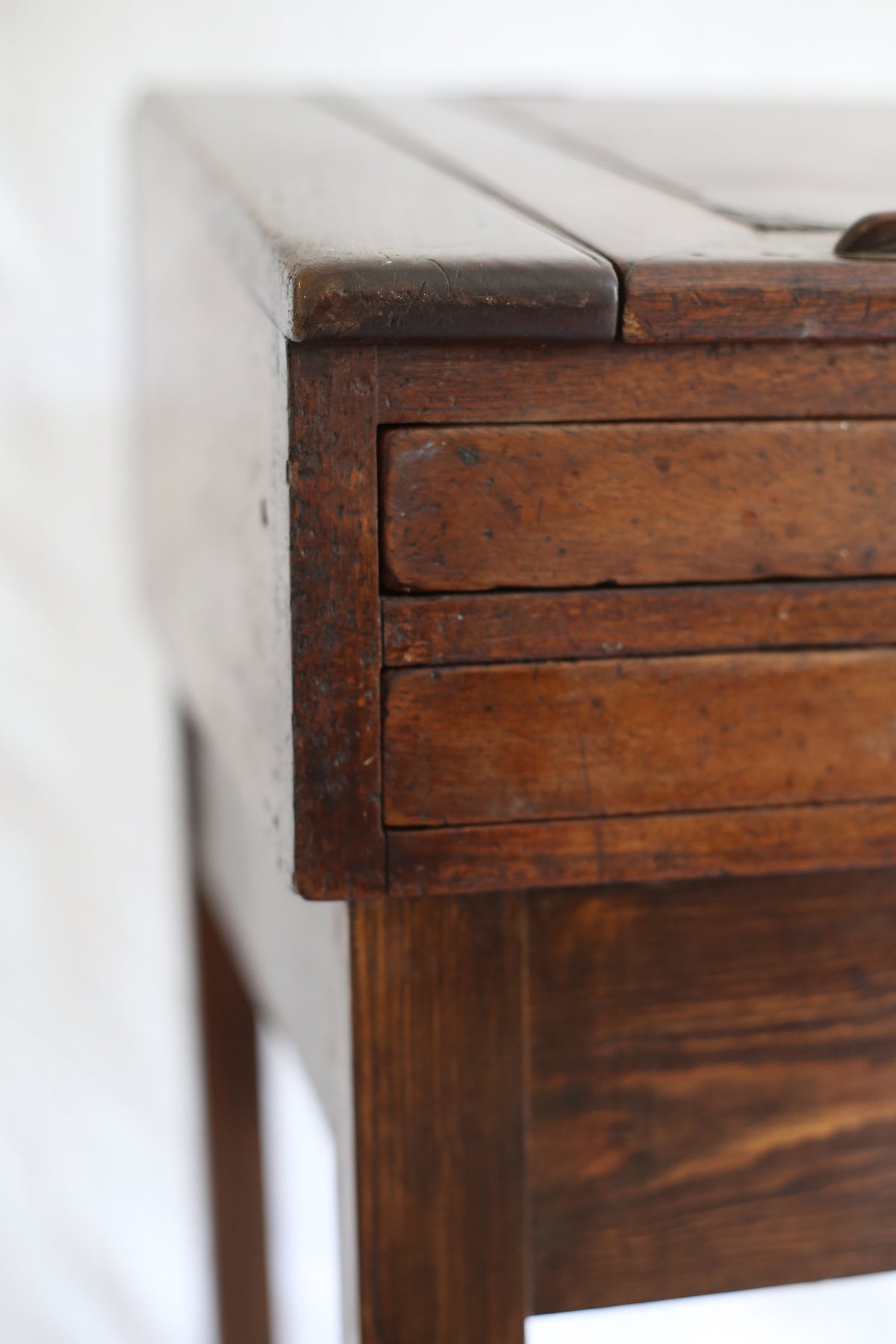 Small Two Drawer Mahogany Writing Bureau