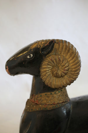 Extremely Rare Egyptian Two Headed Rams Sculptures